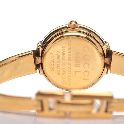 gucci 1400l gold|Gucci 1400L Quartz Watch .